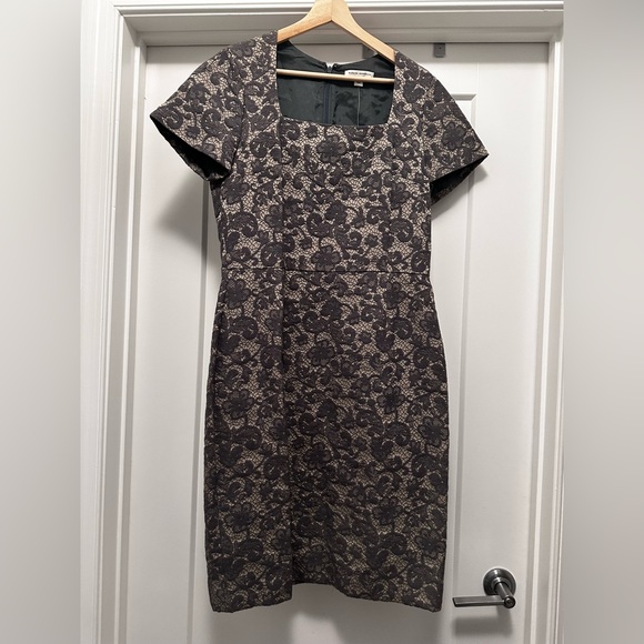 Banana Republic Dresses & Skirts - NWT! Gray BANANA REPUBLIC Lace Dress - Size 12